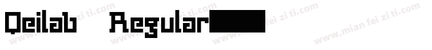 Qeilab Regular字体转换